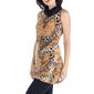 Womens 24/7 Comfort Apparel Cheetah Extra Long Tunic - image 3