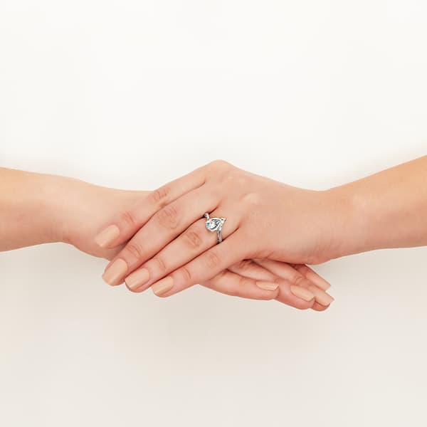Gemstone Classics&#8482; Aquamarine & Topaz 10kt. Silver Ring