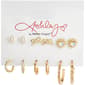 Ashley 6pr. Butterflies/Bows/Hearts/Pave Stones/Hoops Earrings - image 1