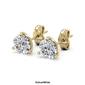 Moluxi&#8482; 14kt. Gold 1ctw. Moissanite Stud Earrings - image 6