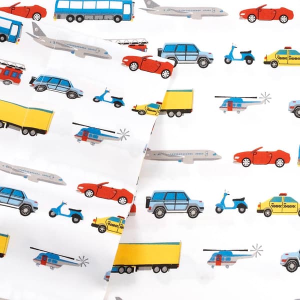 Sweet Home Collection Kid Fun & Colorful Transportation Sheet Set