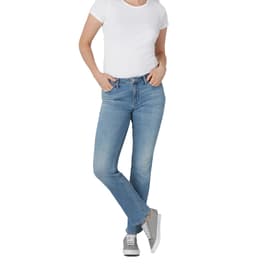 Petites Lee Legendary Mid Rise Straight Leg Jeans