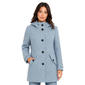 Womens Maralyn & Me Single Breasted Boucle Coat w/ Removable Hood - image 1