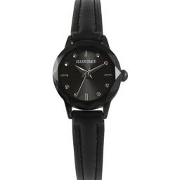 Womens Ellen Tracy Gunmetal Faceted Bezel Watch - ET5405GU