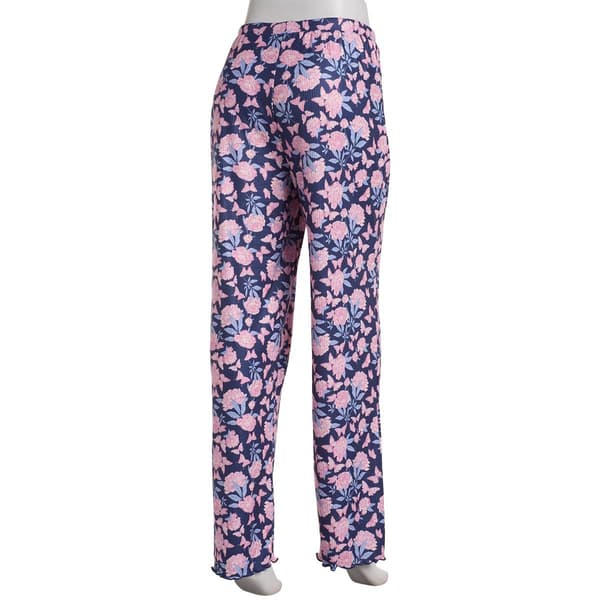 Plus Size Jessica Simpson Rib Butterfly Leaves Pajama Pants