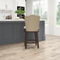 HH2 Home Edenwood Cream Counter Height Swivel Stool - image 7