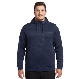 Mens Spyder Textured Bonded Fleece Full Zip Hoodie