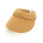 Womens Nine West Chain Trim Clip Visor - image 1