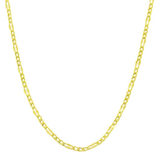 Gold Classics™ 10kt. Gold 18in. Fancy Figaro Necklace