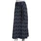 Womens NY Collection Pull On Sash Belted Chain Skirt - Black/Blue - image 1