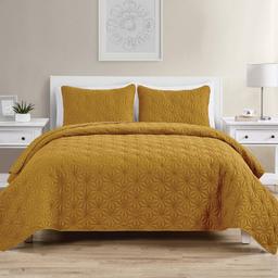 VCNY Home Kaleidoscope Embossed Geometric Quilt