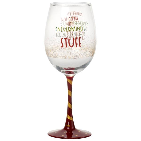Home Essentials Naughty Nice Nevermind Goblet - image 