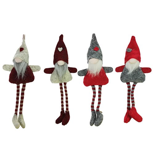 Northlight Seasonal 4pc. Plush 8in. Gnome Christmas...