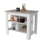 FM FURNITURE Brooklyn Antibacterial Kitchen Island - image 3