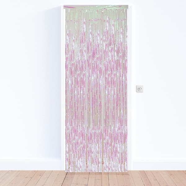 Northlight Seasonal Iridescent Tinsel Christmas Curtain