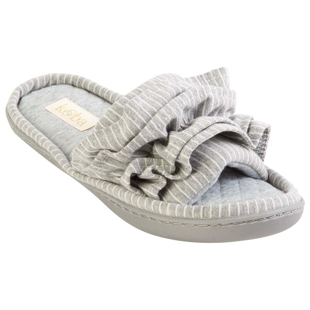 Womens Kooba Ruffled Open Toe Scuff Slide Slippers