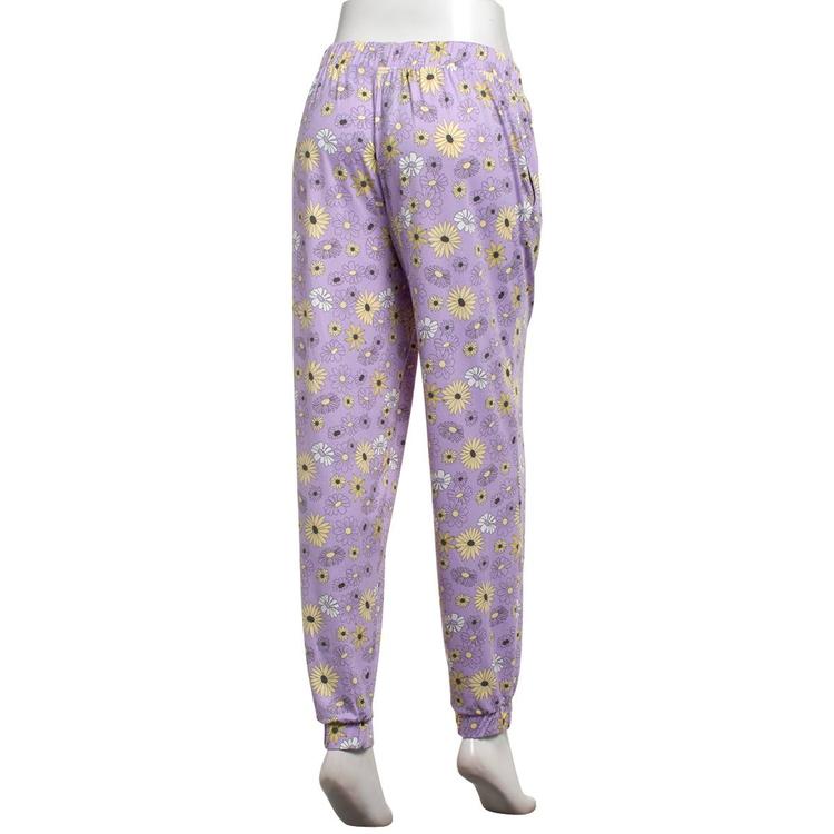 Plus Size MUK LUKS® Daisies Pajama Joggers