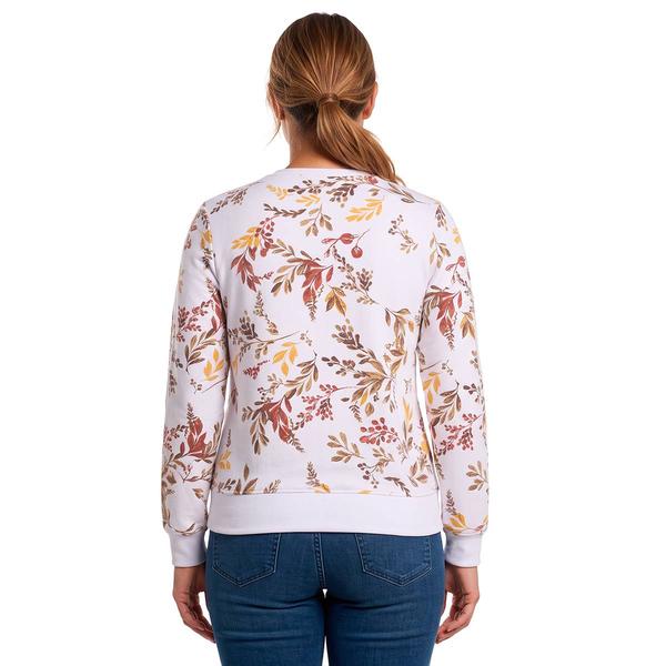 Petite Emily Daniels Long Sleeve Leaf Two In One Sweatshirt