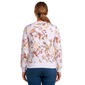 Petite Emily Daniels Long Sleeve Leaf Two In One Sweatshirt - image 2