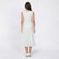 Womens Robbie Bee Sleeveless Eyelet Tie Front Midi Dress - image 2