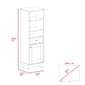 FM FURNITURE Alaskan Light Grey Linen Cabinet - image 8