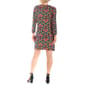 Womens 24/7 Comfort Apparel Long Sleeve Keyhole Neck Shift Dress - image 2