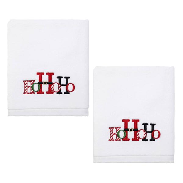 Avanti Ho Ho Ho 2pk. Hand Towel Set - image 