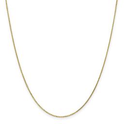 Gold Classics(tm)10kt. 0.95mm 18in Diamond Cut Cable Necklace