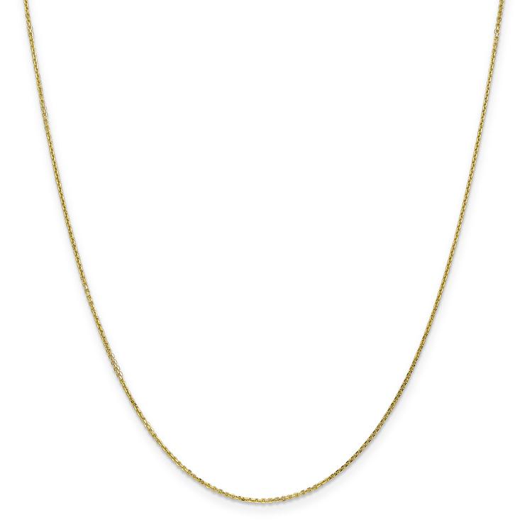 Gold Classics(tm)10kt. 0.95mm 18in Diamond Cut Cable Necklace