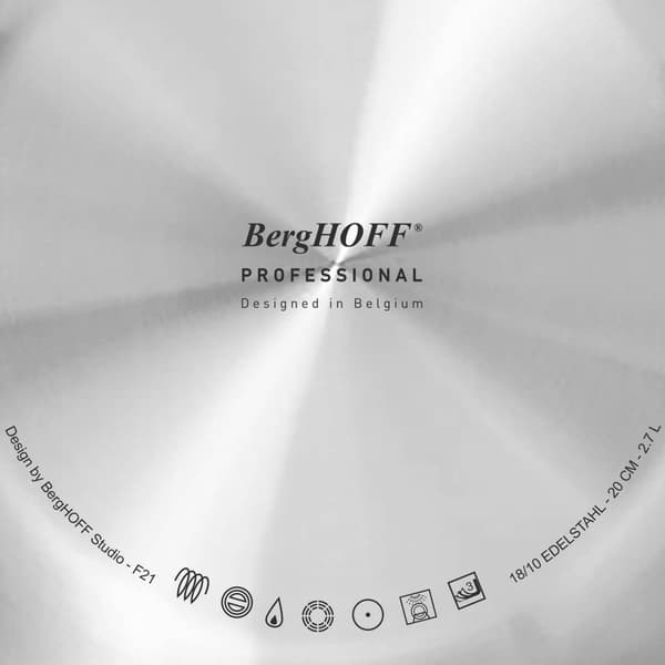 BergHOFF Professional 8in. Stainless Steel Frying Pan
