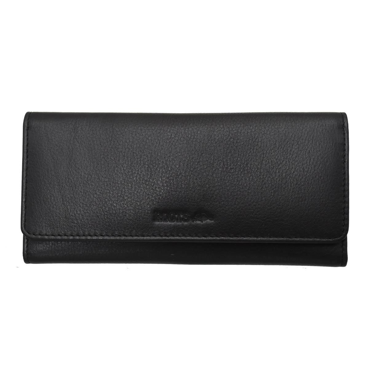 Womens Roots Silhouette Slim Wallet