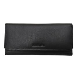 Womens Roots Silhouette Slim Wallet