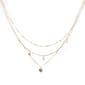 Ashley Layered Star & Heart Charms Layered Necklace - image 1
