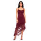 Juniors Madden Girl Floral Stretch Lace Asymmetrical Midi Dress - image 1