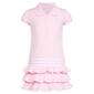Toddler Girl adidas&#174; Short Sleeve Ruffled Polo Piqu&#233; Dress - image 4