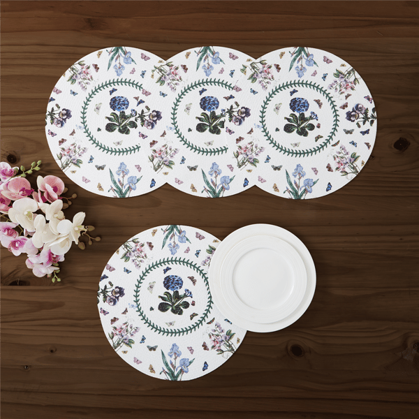 Portmeirion Botanic Garden Woven Braided Placemats - Set of 4