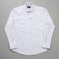 Mens Nautica Slim Fit Dress Shirt - White Ground Micro Print - image 1