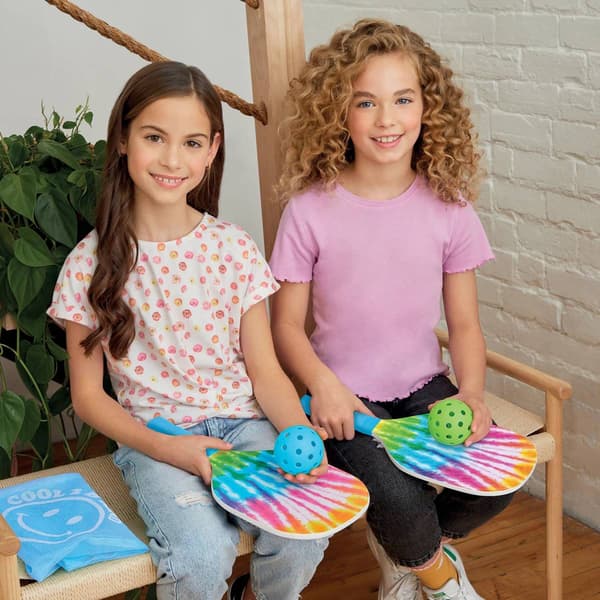 Make it Real™ Tie Dye 2 Person Pickleball Set