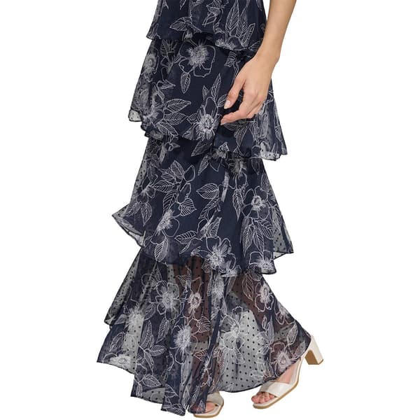 Womens Tommy Hilfiger Sleeveless Halter Neck Tier Maxi Dress
