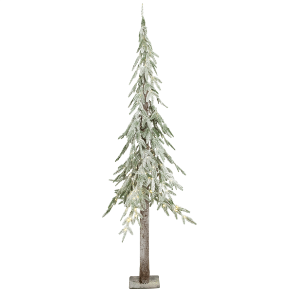 Northlight 6ft. Pre-Lit LED Alpine Flocked Christmas Tree