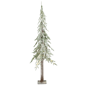 Northlight 6ft. Pre-Lit LED Alpine Flocked Christmas Tree - image 2