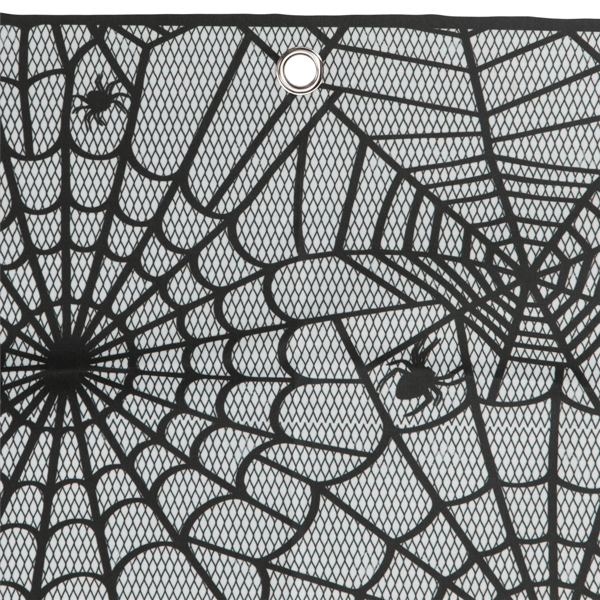 Northlight 5.25ft. Spider Webs & Bats Halloween Valance Decor