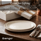 Sango Siterra 2pc. Speckled Stoneware Large Serving Platters Set - image 5