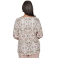 Petite Alfred Dunner Luxe Be A Lady Faded Kaleidoscope Blouse - image 2