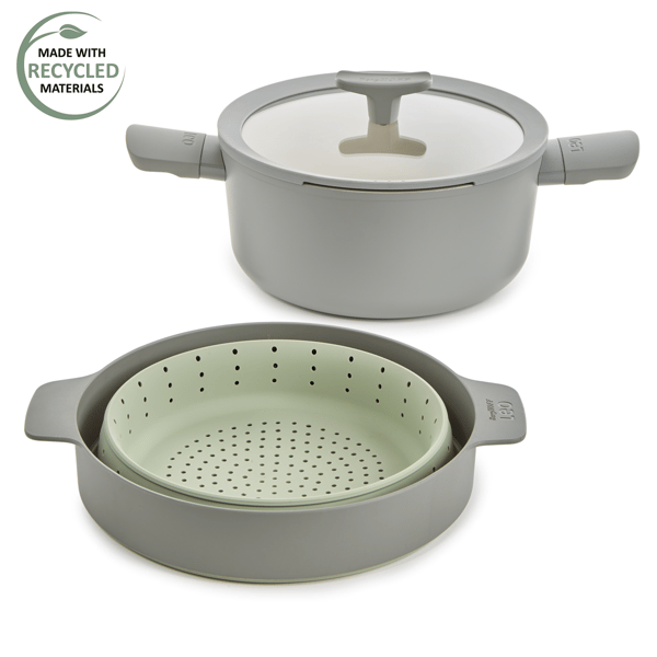BergHOFF Balance 3pc. Nonstick Ceramic Steamer Set