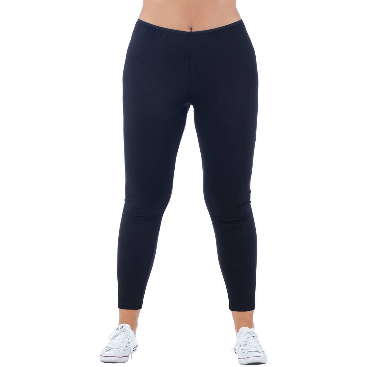 Plus Size 24/7 Comfort Apparel Ankle Length Stretch Leggings