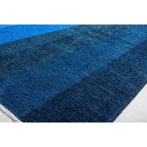 Elizabeth Sutton Maisie Violets Are Blue Rectangular Area Rug