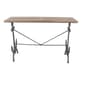 9th & Pike® Brown Coastal Metal Console Table - image 4