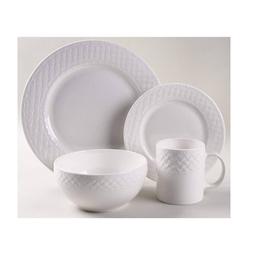Pfaltzgraff(R) Basket Weave 16pc. Dinnerware Set
