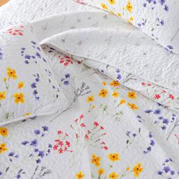 FreshFolds Marianne 3pc. Reversible Colorful Floral Quilt Set